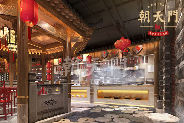 重庆火锅加盟连锁店装修设计：店铺应该摆多少张桌子？